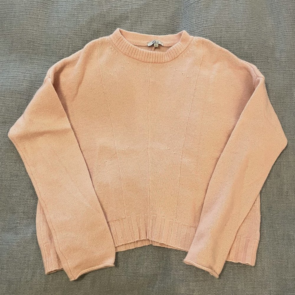 Rails Baby Pink Wool & Cashmere Sweater